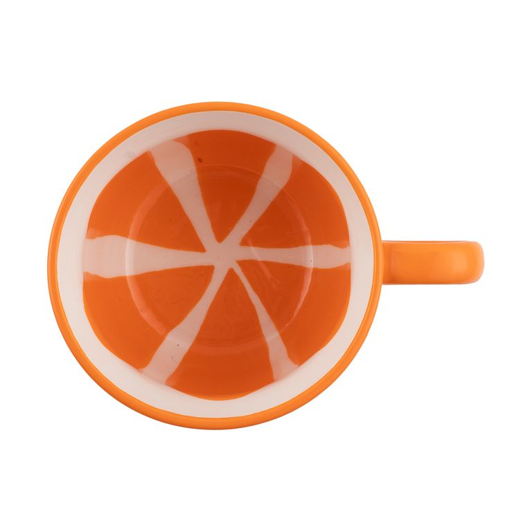 Taza Mug Naranja Mercadito 410 mL