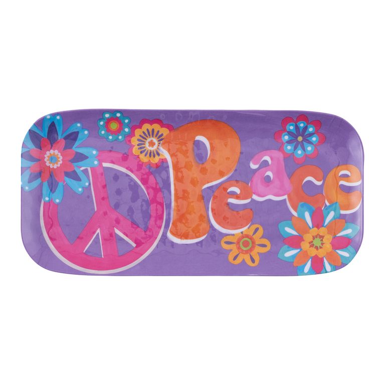 Fuente Rectangular Peace And Love