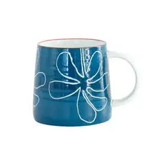 CASA JOVEN - Taza Mug Flores Para Ser Feliz Contigo 400 mL