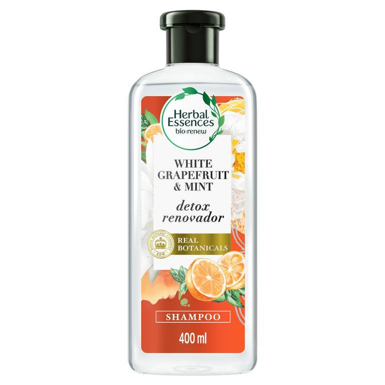 Shampoo Herbal Essences Bío:renew White Grapefruit & Mint Botella 400 mL