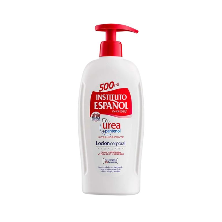Loción Corporal Instituto Español Urea 5% Pantenol Envase 500 mL
