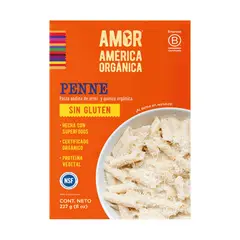 AMERICA ORGANICA - Pasta América Orgánica Penne Empaque 227 g