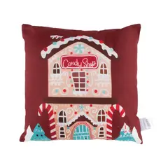 undefined - Cojin Cuadrado Casita Gengibre Candy