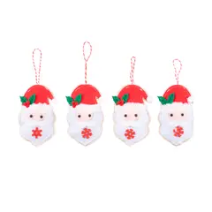 undefined - Set x 4 Colgantes Navidad Clásica