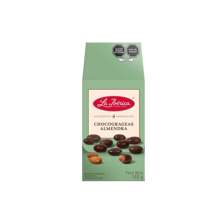 Chocogrageas La Iberica Almendra Empaque 100 g