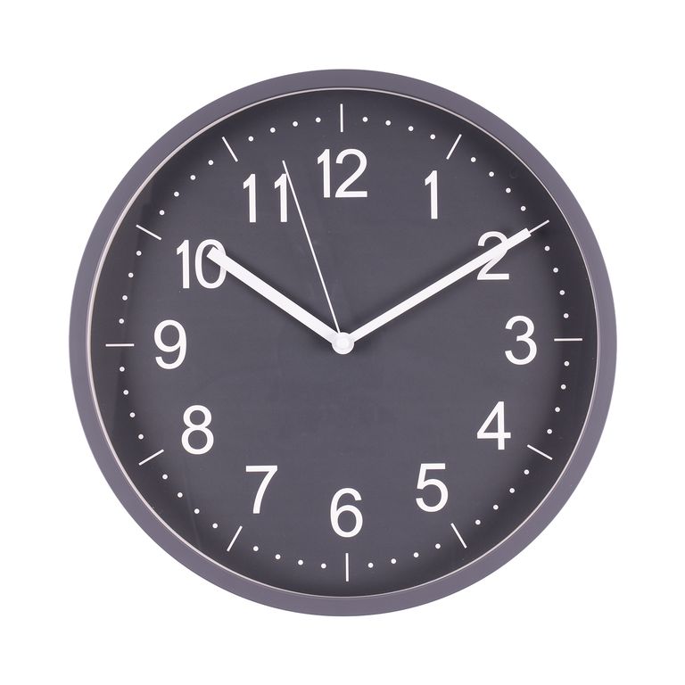 Reloj Pared Basico Negro