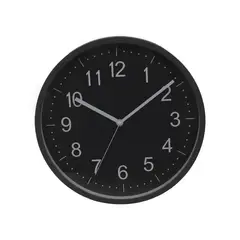 CASA JOVEN - Reloj Pared Basico Negro