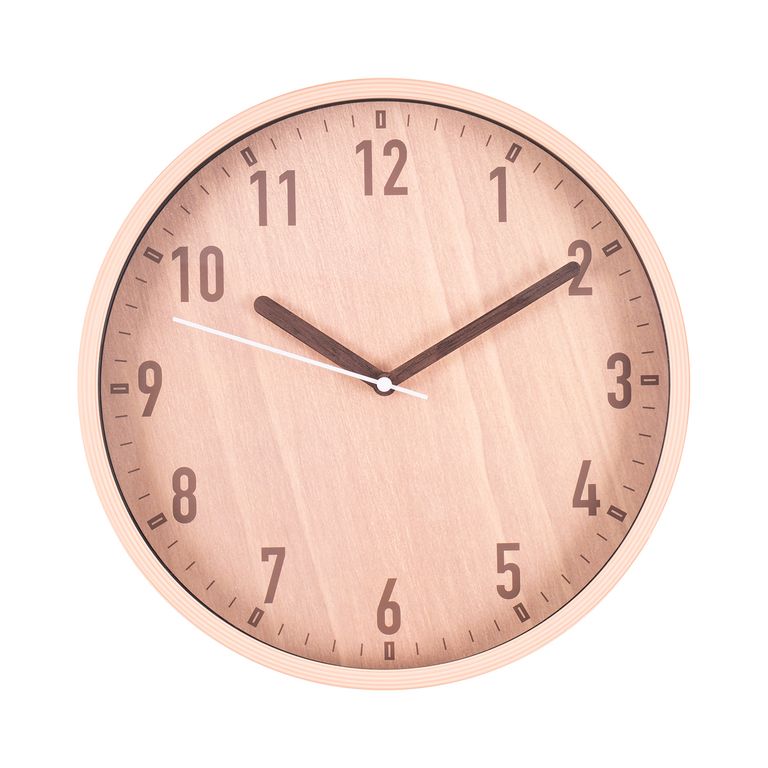 Reloj Pared Básico Madera
