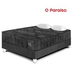 PARAISO - Cama Pocket Max Black 2 Plazas