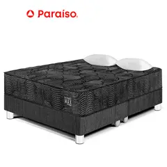 PARAISO - Cama Pocket Max Black King