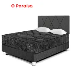 PARAISO - DORM POCKET MAX BLACK 2 PLAZAS