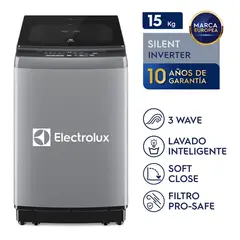 ELECTROLUX - Lavadora 15 Kg Gris Ewip15F2Xswg