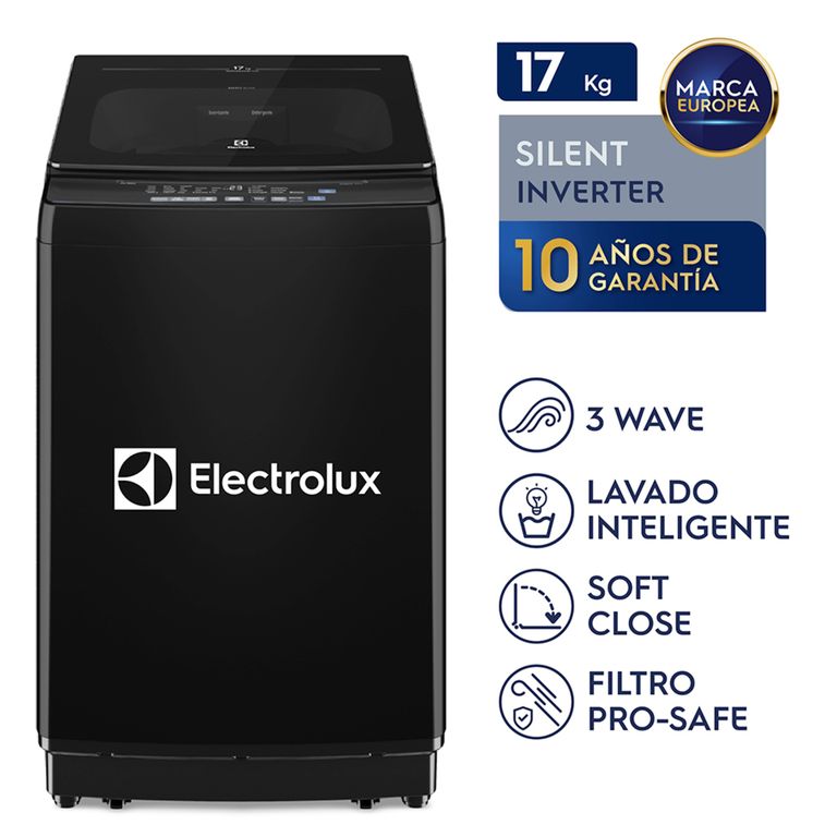 Lavadora 17 Kg Negro Ewij17F2Xsyb