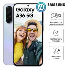 Samsung - Smartphone Samsung Galaxy A36 5G 128Gb Light Violet