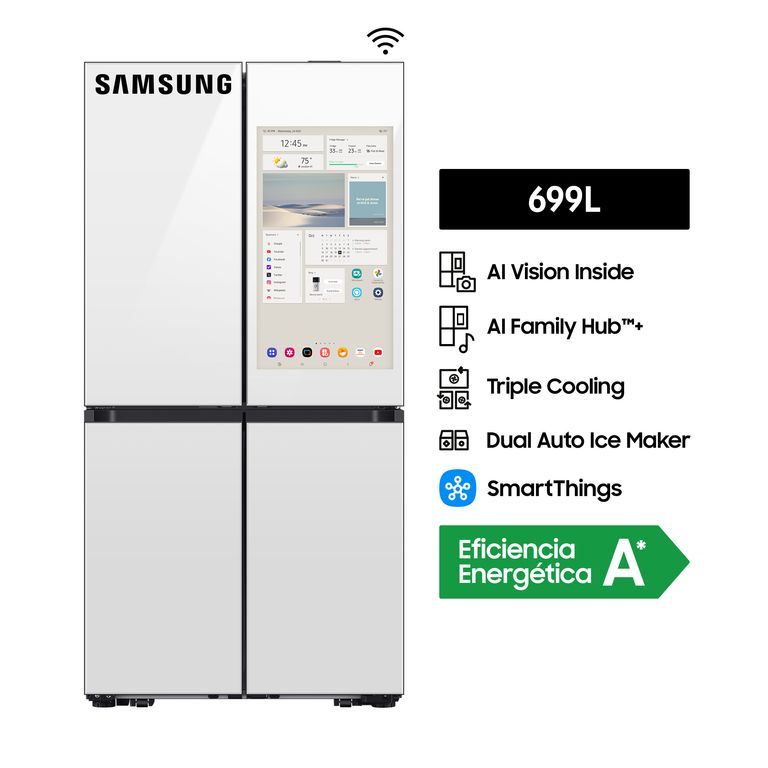 Refrigeradora Samsung Family Hub AI 699L