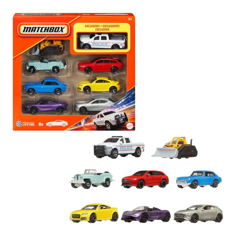 Auto Básico Matchbox Pack x8 Surtido