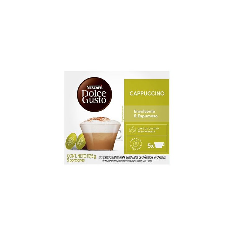Café Dolce Caps Nescafé Cappuccino Caja 5 Und