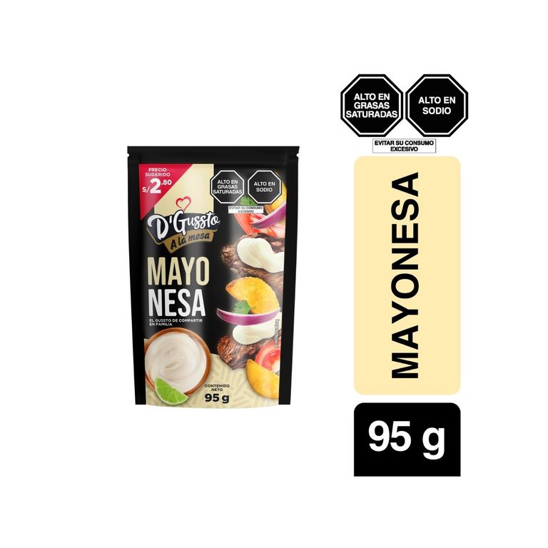 Mayonesa Dgussto Doypack 95 g