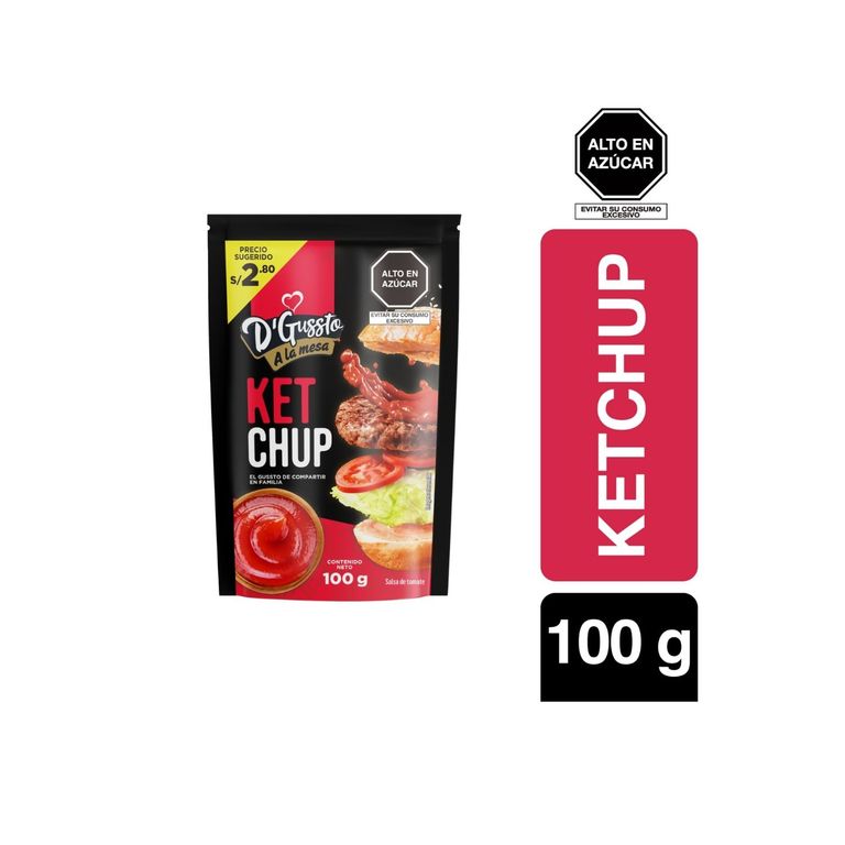 Sachet Ketchup Dgussto Empaque 100 g