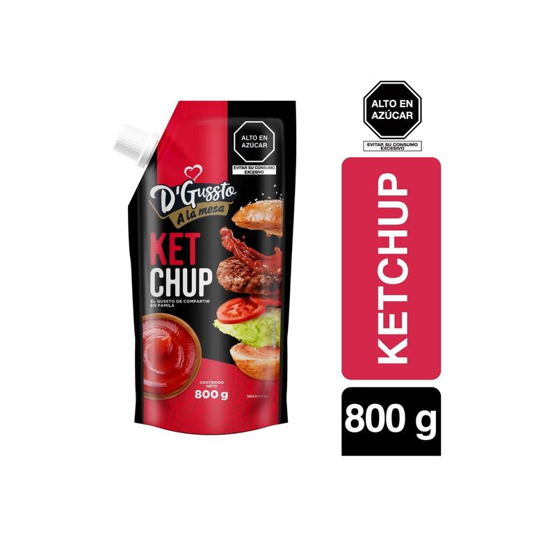 Ketchup Dgussto Doypack 800 g