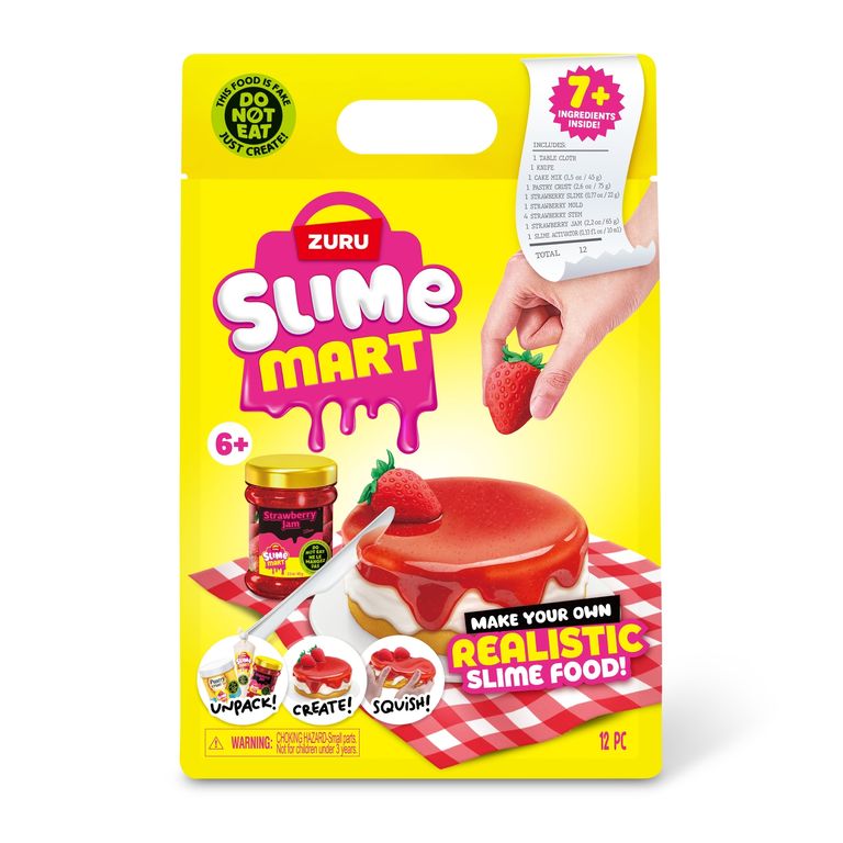 Set de Juego Cheesecake Fresa Slime Mart