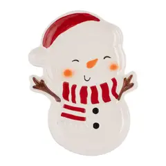 CASA JOVEN - Plato Decorativo Snowman