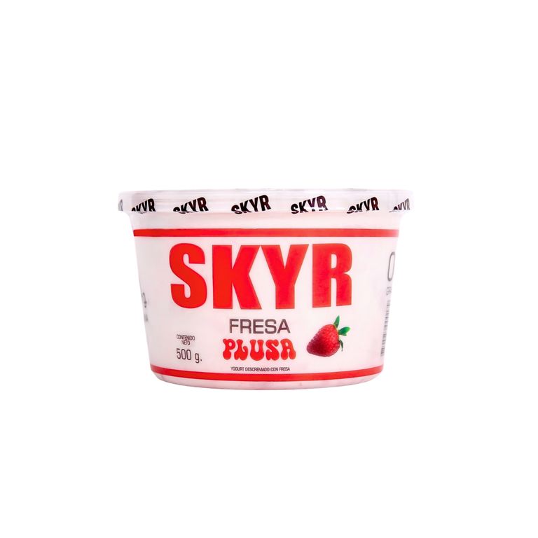 Yogurt Plusa Skyr Fresa Envase 500 g