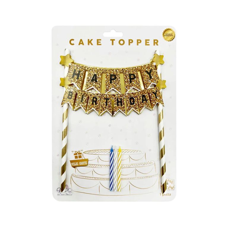 Topper Banderin Adulto