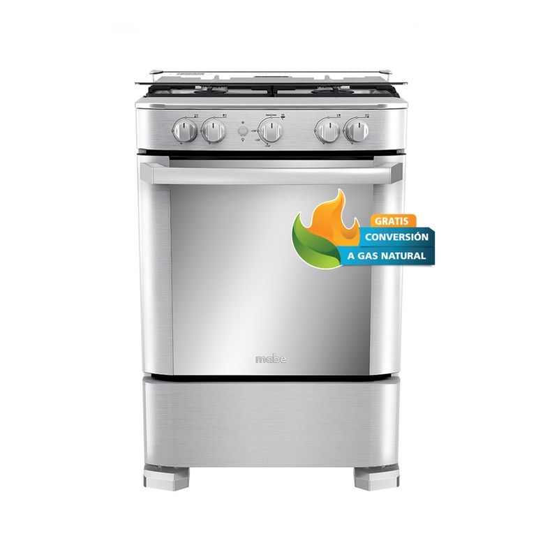 Cocina a Gas Mabe CMP6030FX1 60cm Inox