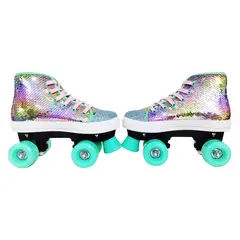 360 - Patín 4 Ruedas 360 Talla 38 Lentejuelas