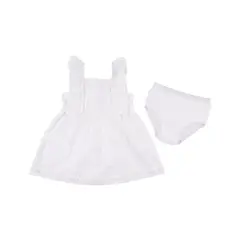 undefined - Vestido Rayas Boton Bebé Niña