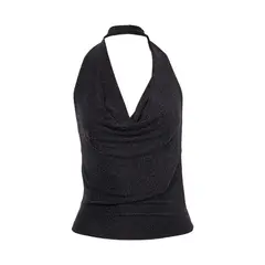 REDWOOD - Top Mesh Halter Mujer Redwood