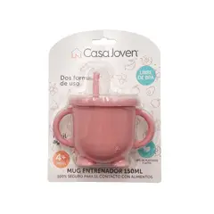 Casa Joven - Mug Entrenador Silicona Rosa