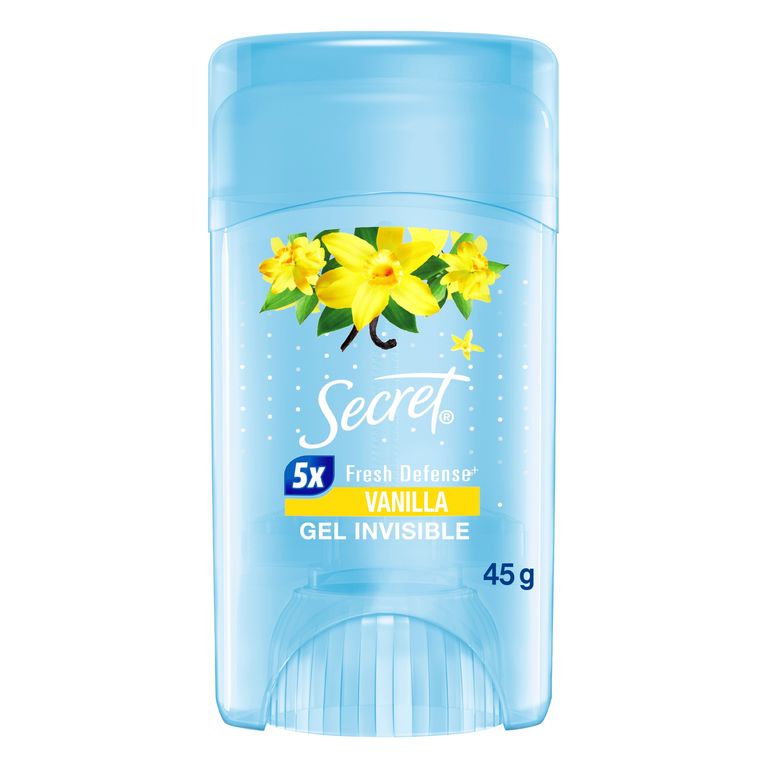 Antitranspirante Gel Secret Vainilla Envase 45 g