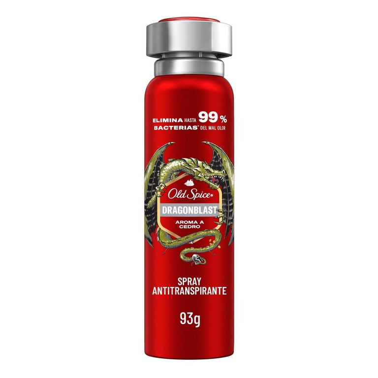 Antitranspirante en Spray Old Spice Dragón Cedro Envase 150 mL