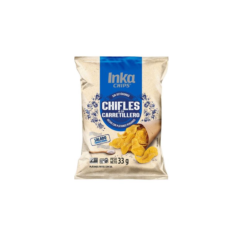 Chifles Inka Chips Salado Bolsa 33 g