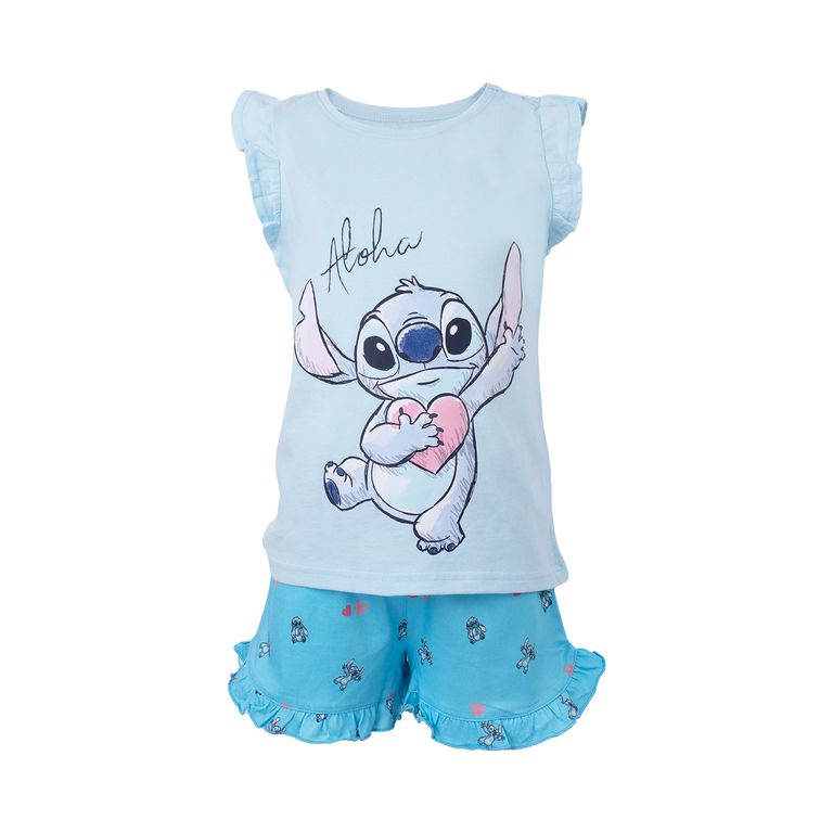 Pijama Corta Stitch Niña