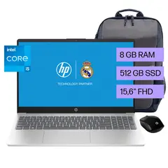 HP - Laptop HP 15-fd0253la Intel Core i5 13va 8 GB 512 GB SSD 15.6" FHD + Mochila + Mouse