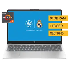 HP - Laptop HP 15-fc0276la AMD Ryzen 7  16 GB  1 TB SSD 15.6" FHD Windows 11 Home