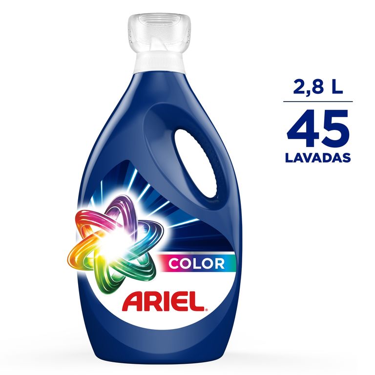 Detergente Líquido Ariel Color Envase 2.8 L