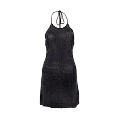REDWOOD - Vestido Mesh Brillos Mujer Redwood