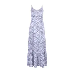 undefined - WEB VESTIDO LARGO PANAL CUT OUT BLUE M
