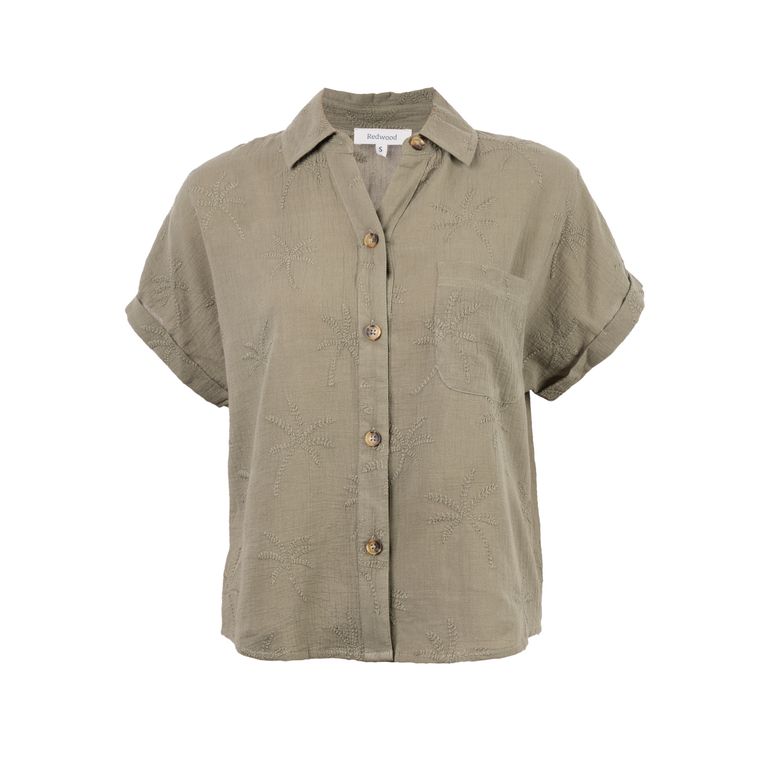 Blusa Bordada Mujer Redwood