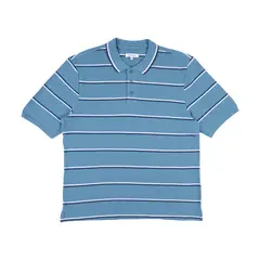 REDWOOD - WEB POLO MC PIQUE RAYAS AQUA L