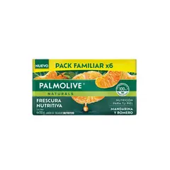 PALMOLIVE - Jabón en Barra Palmolive Naturals Mandarina y Romero Empaque 6 Und 110 g