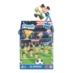 ARTI CREATIVO - Giftbox Rompecabezas de Cartón El Estadio 30 Pzas