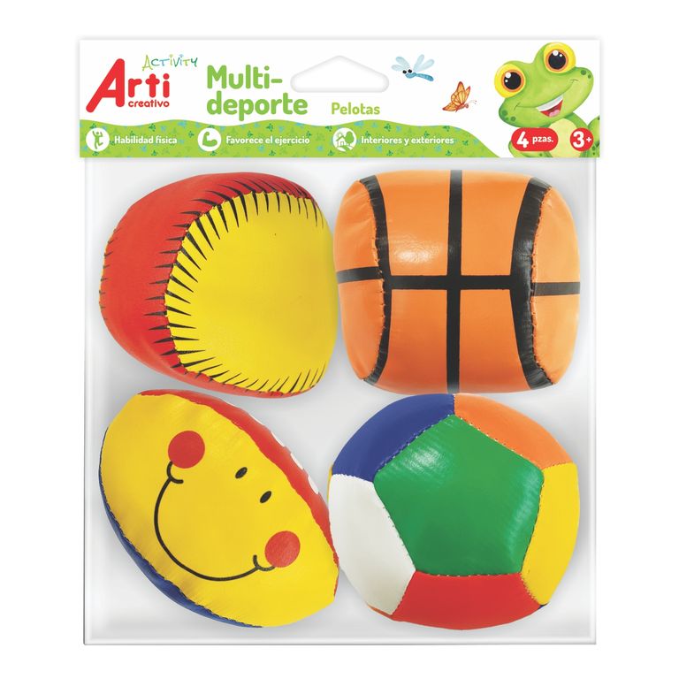 Pelotas Activity Multideporte x 4 Unidades