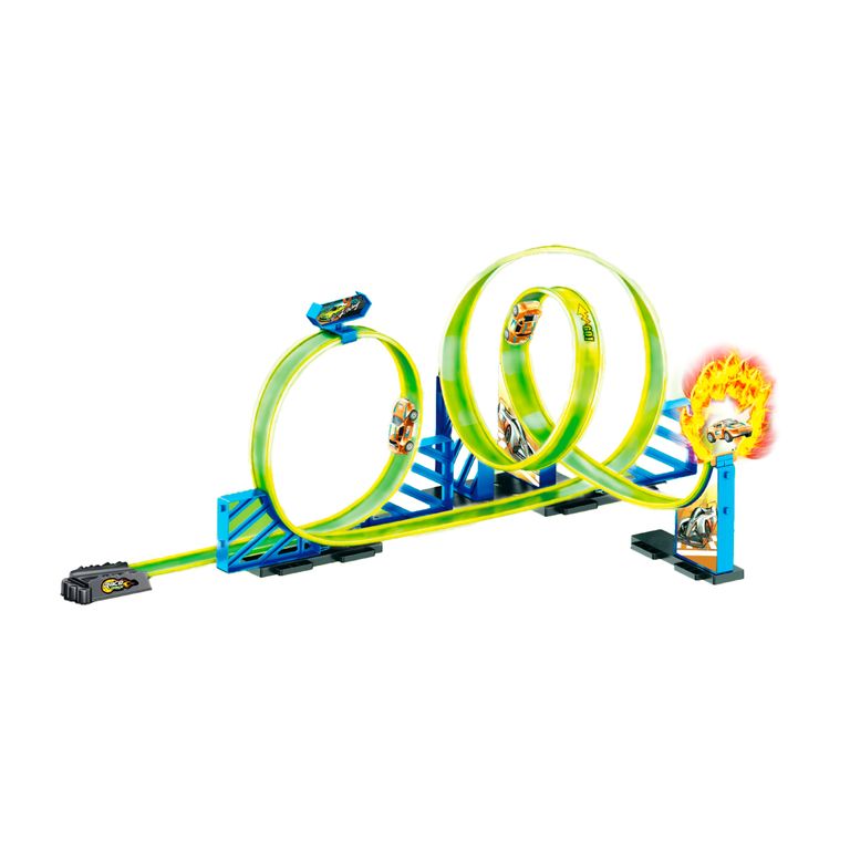 Pista de Autos Brilla la Oscuridad 112 cm