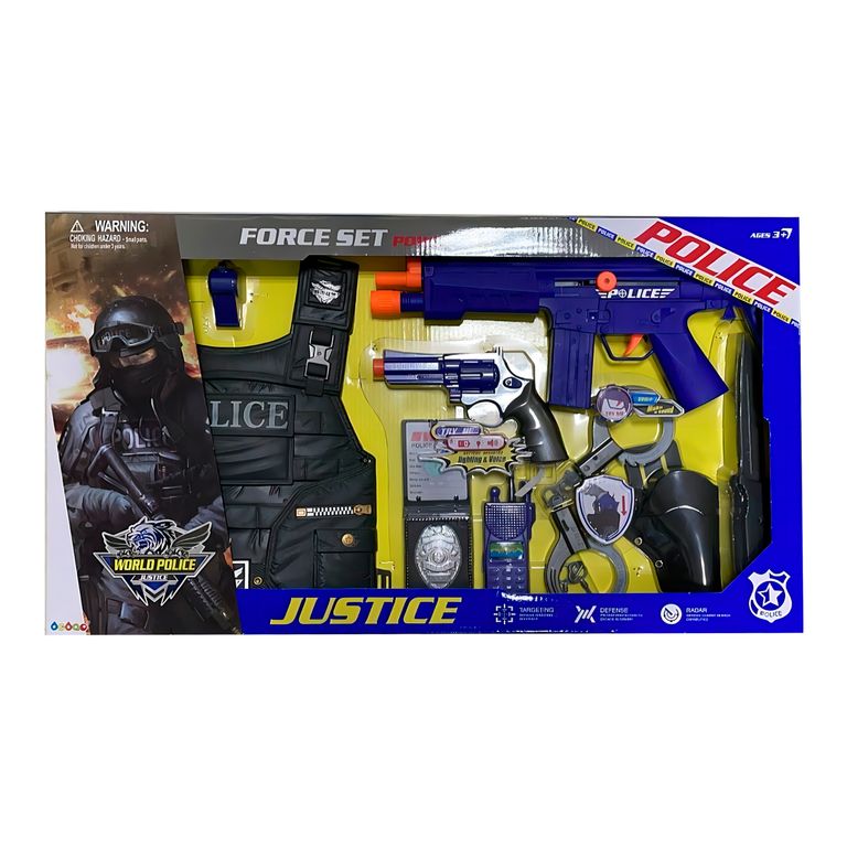 Set Policía Chaleco y Accesorios