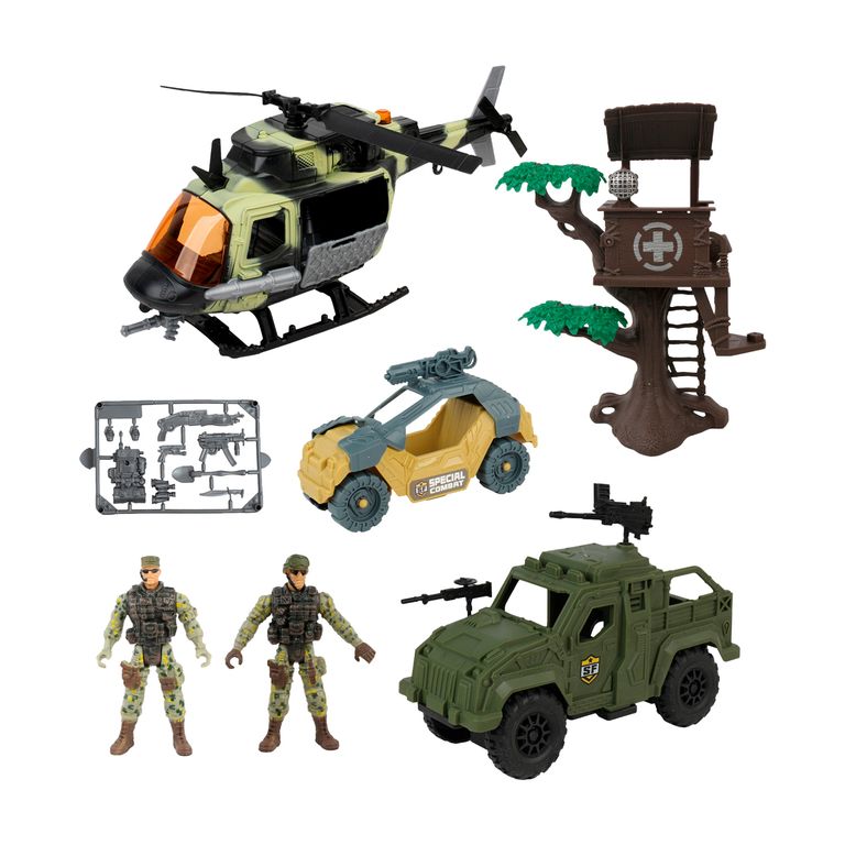Set de Vehículos Militares Helicóptero